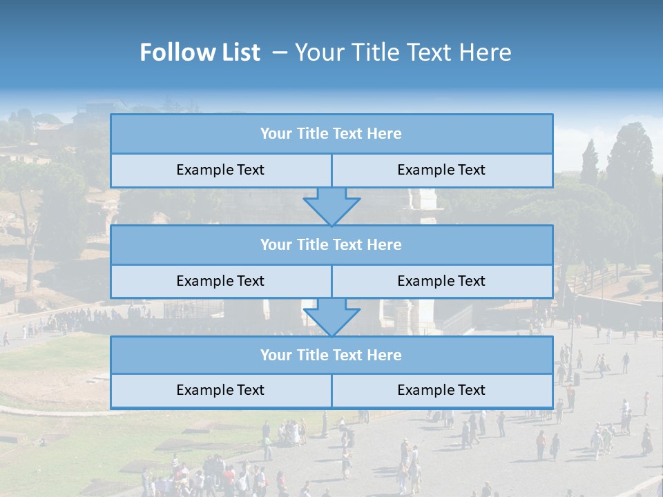 Blank Texture Leaf PowerPoint Template