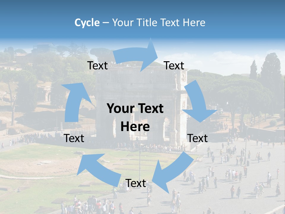 Blank Texture Leaf PowerPoint Template