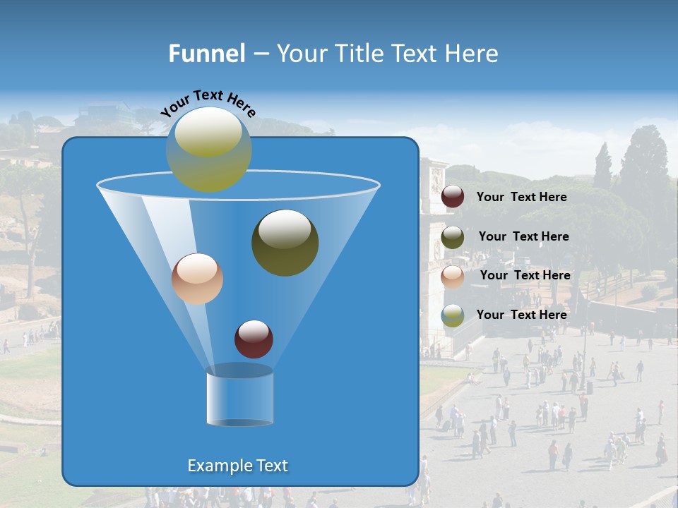 Blank Texture Leaf PowerPoint Template