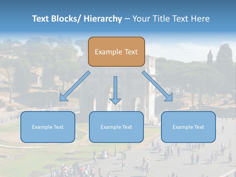 Blank Texture Leaf PowerPoint Template
