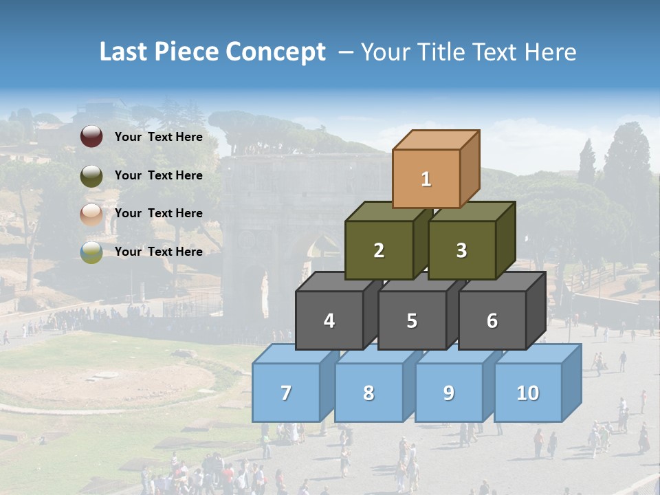 Blank Texture Leaf PowerPoint Template