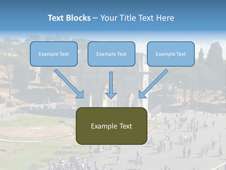 Blank Texture Leaf PowerPoint Template