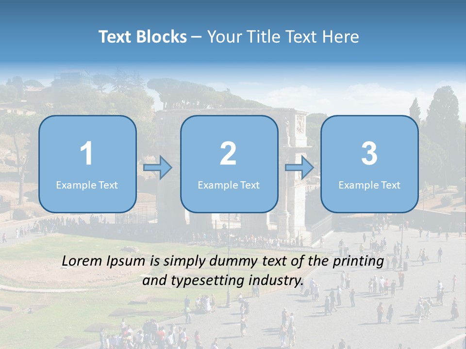 Blank Texture Leaf PowerPoint Template