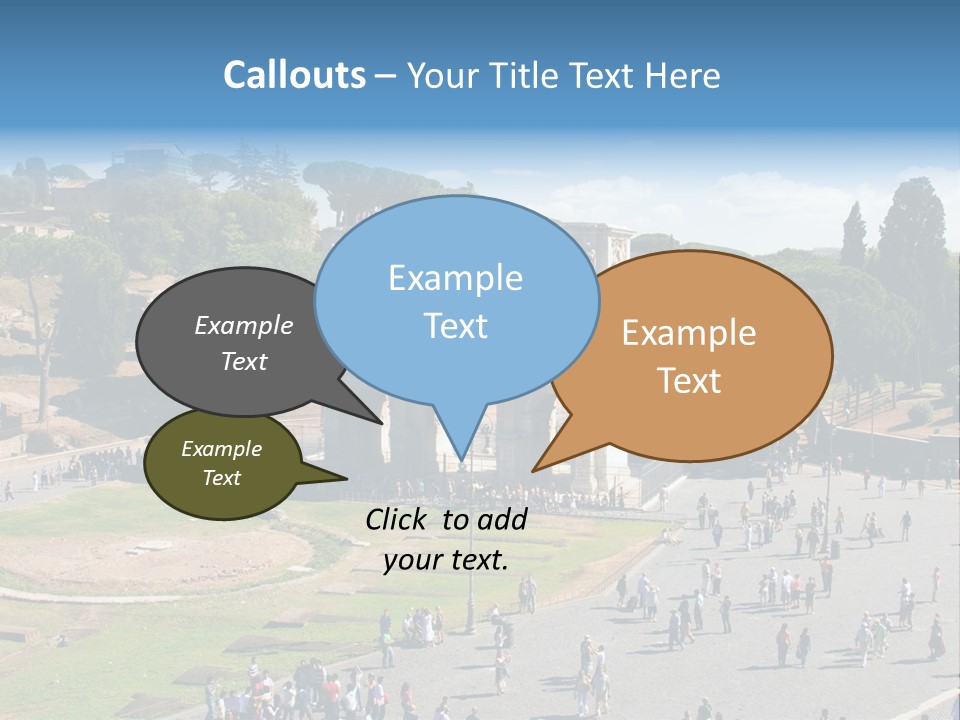 Blank Texture Leaf PowerPoint Template