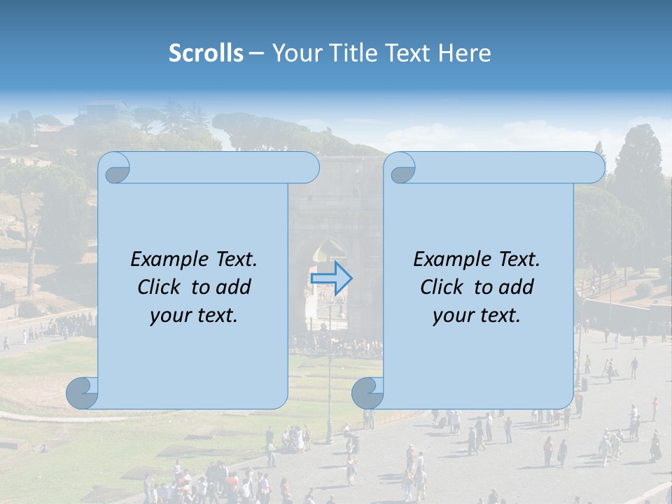 Blank Texture Leaf PowerPoint Template