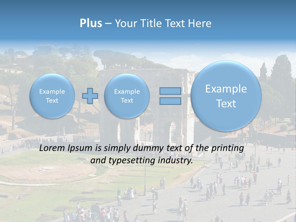 Blank Texture Leaf PowerPoint Template