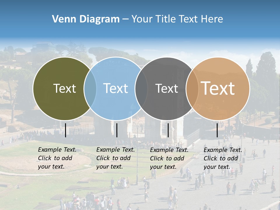 Blank Texture Leaf PowerPoint Template