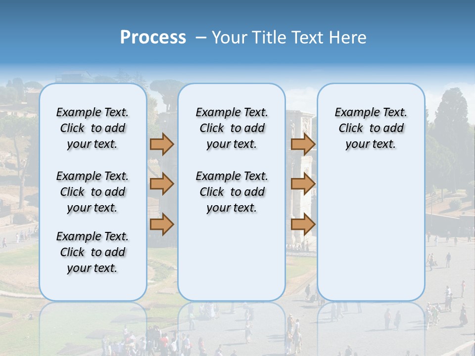 Blank Texture Leaf PowerPoint Template
