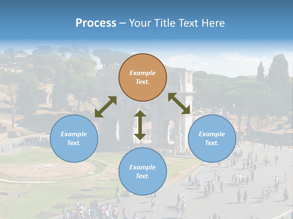 Blank Texture Leaf PowerPoint Template