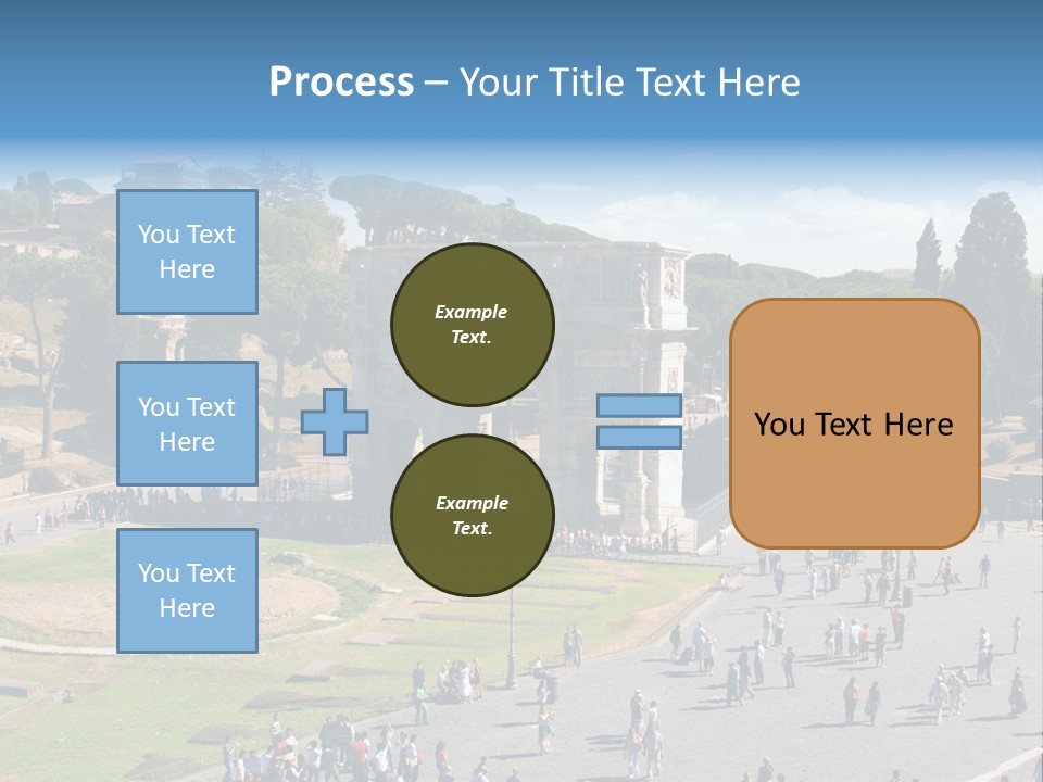 Blank Texture Leaf PowerPoint Template