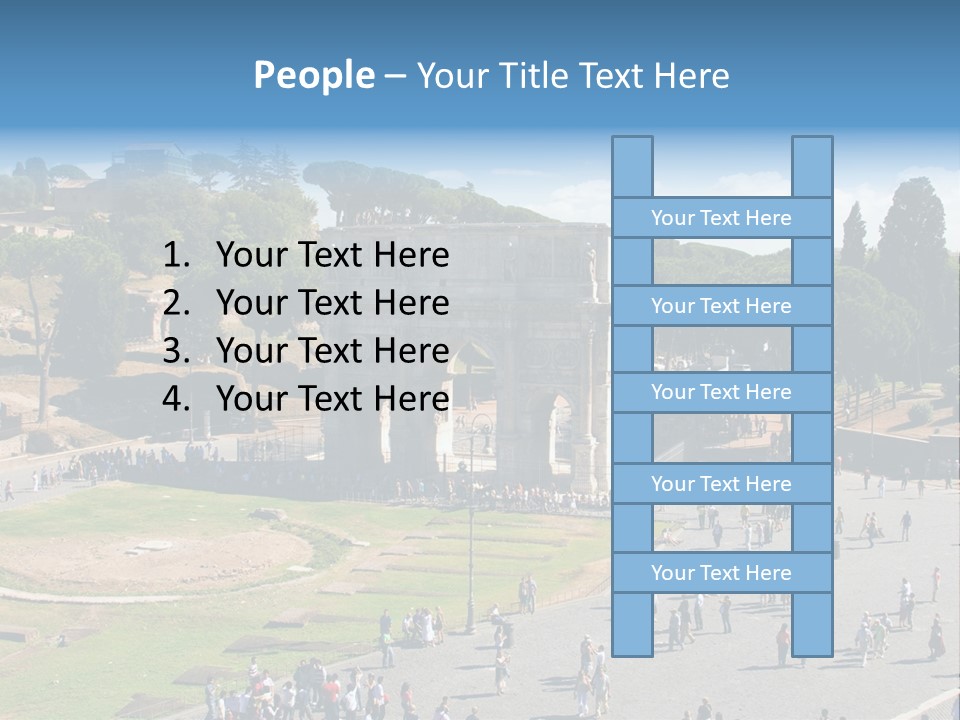 Blank Texture Leaf PowerPoint Template