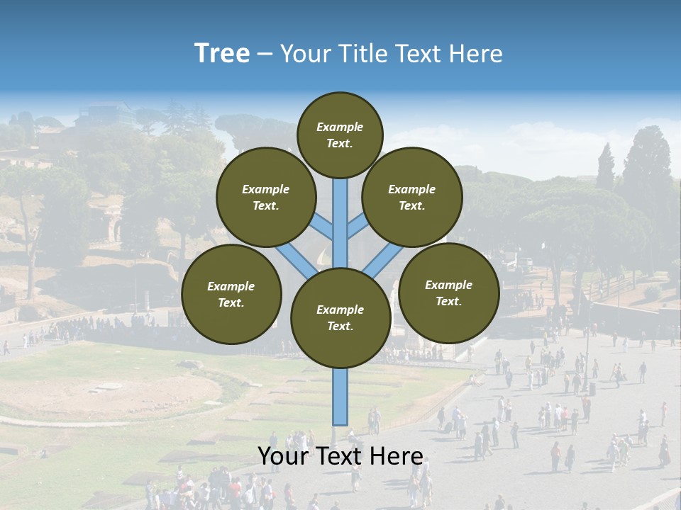 Blank Texture Leaf PowerPoint Template