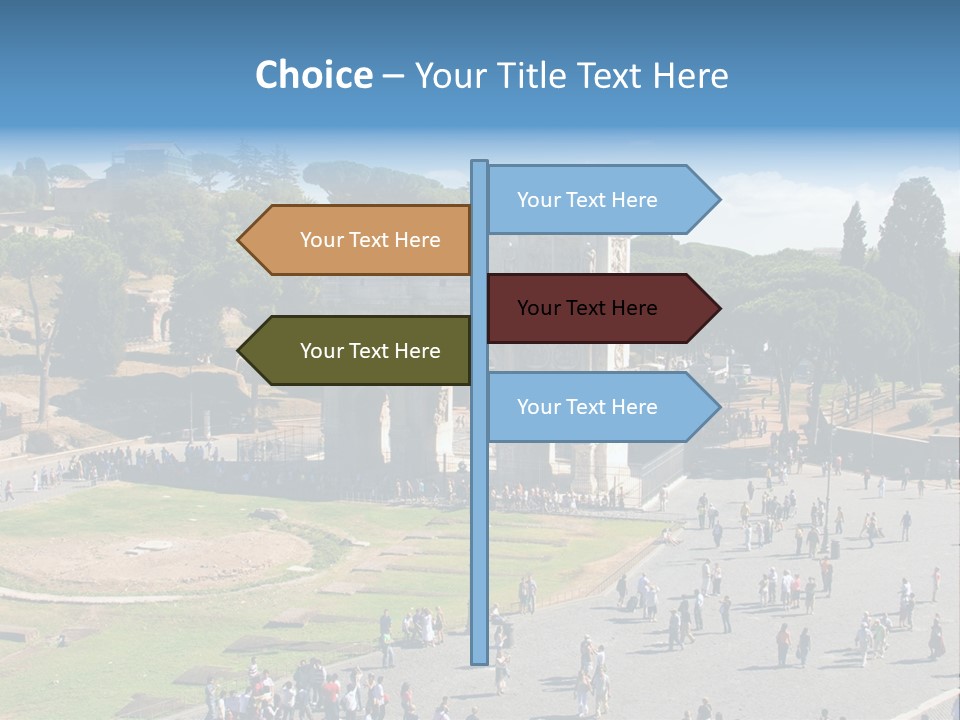 Blank Texture Leaf PowerPoint Template