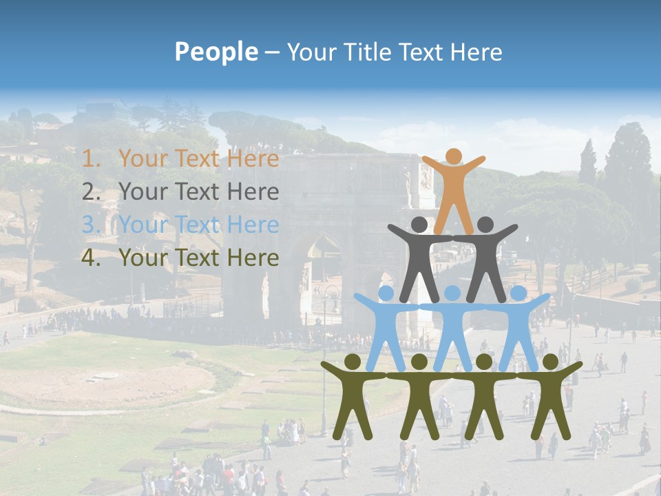 Blank Texture Leaf PowerPoint Template