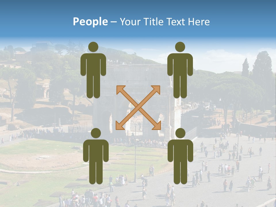 Blank Texture Leaf PowerPoint Template