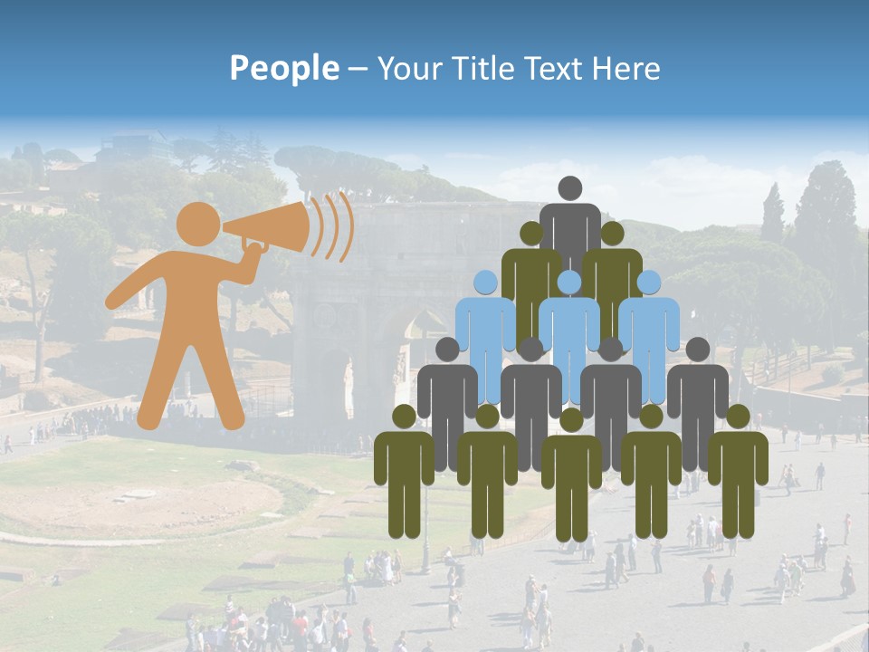 Blank Texture Leaf PowerPoint Template