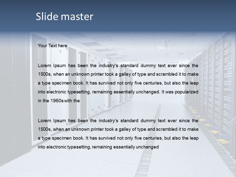 Business Host Computing PowerPoint Template