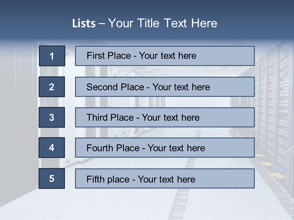 Business Host Computing PowerPoint Template