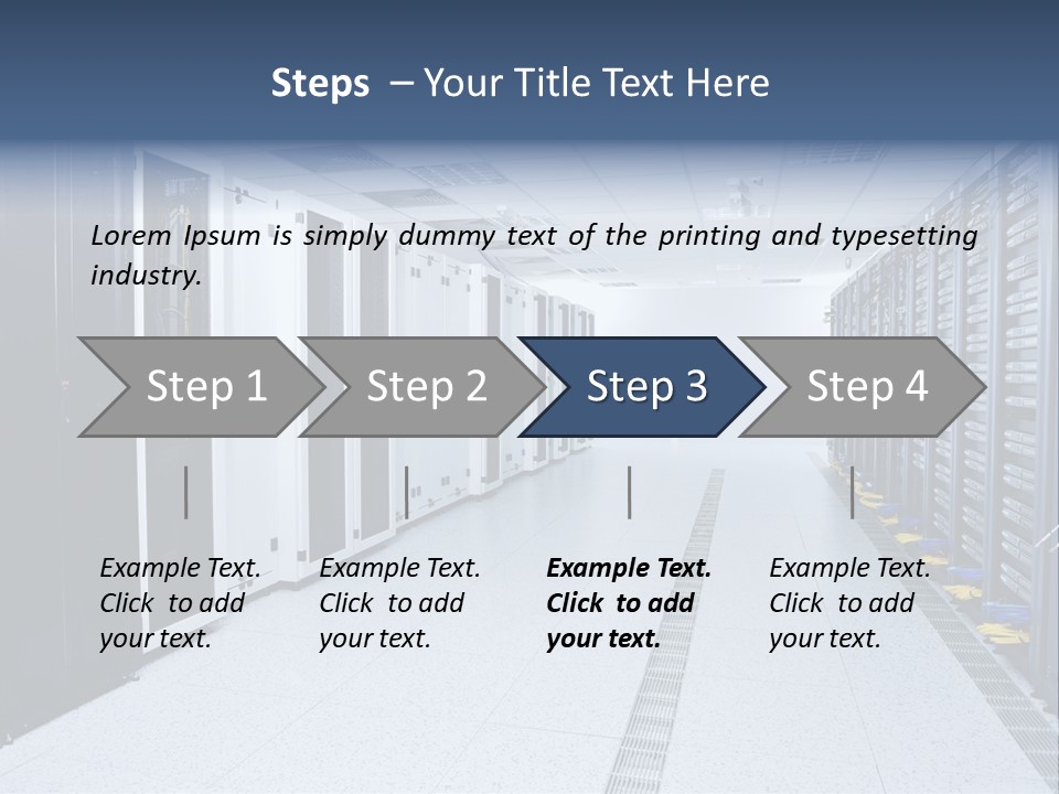 Business Host Computing PowerPoint Template