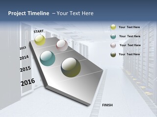 Business Host Computing PowerPoint Template