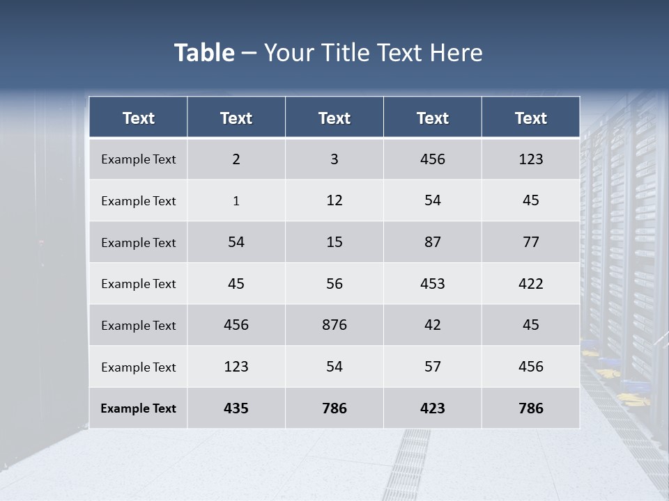 Business Host Computing PowerPoint Template