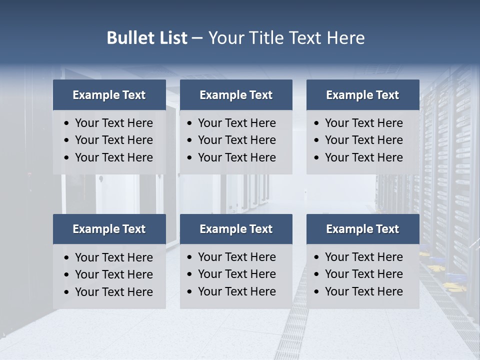 Business Host Computing PowerPoint Template