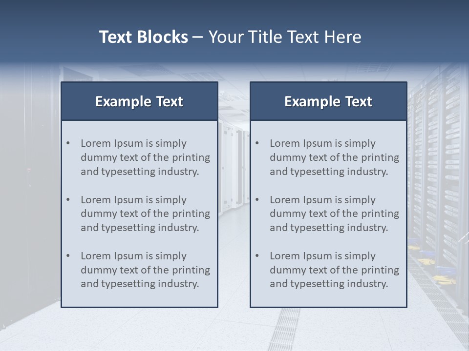 Business Host Computing PowerPoint Template