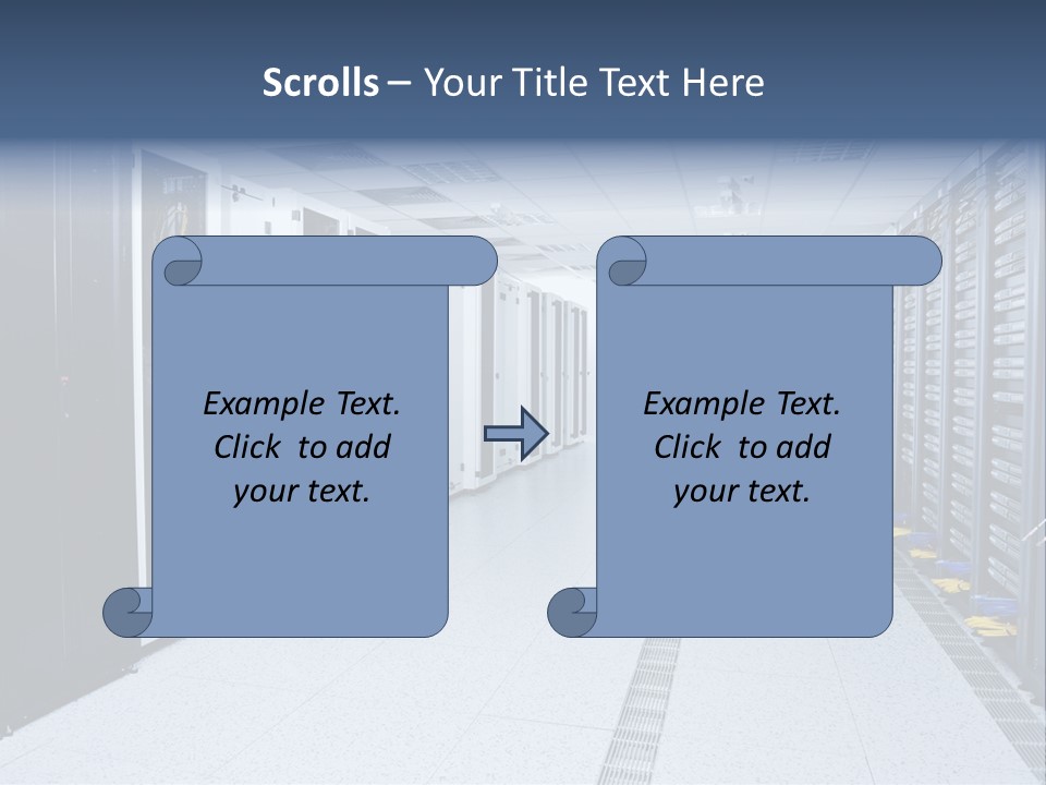 Business Host Computing PowerPoint Template