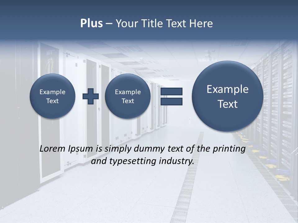 Business Host Computing PowerPoint Template