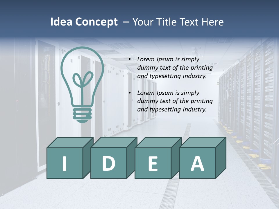 Business Host Computing PowerPoint Template