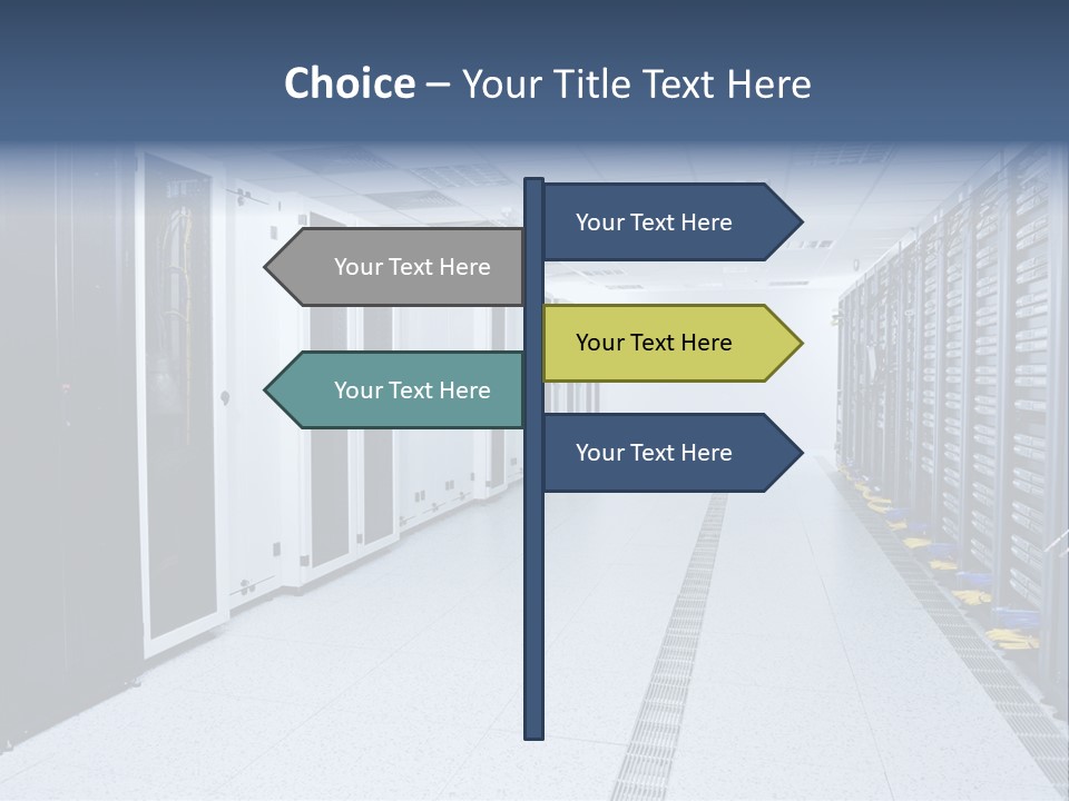 Business Host Computing PowerPoint Template
