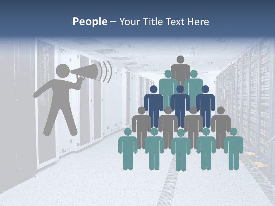 Business Host Computing PowerPoint Template