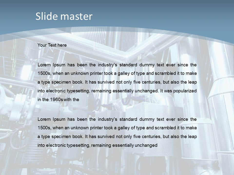 Mineral Metal Energy PowerPoint Template