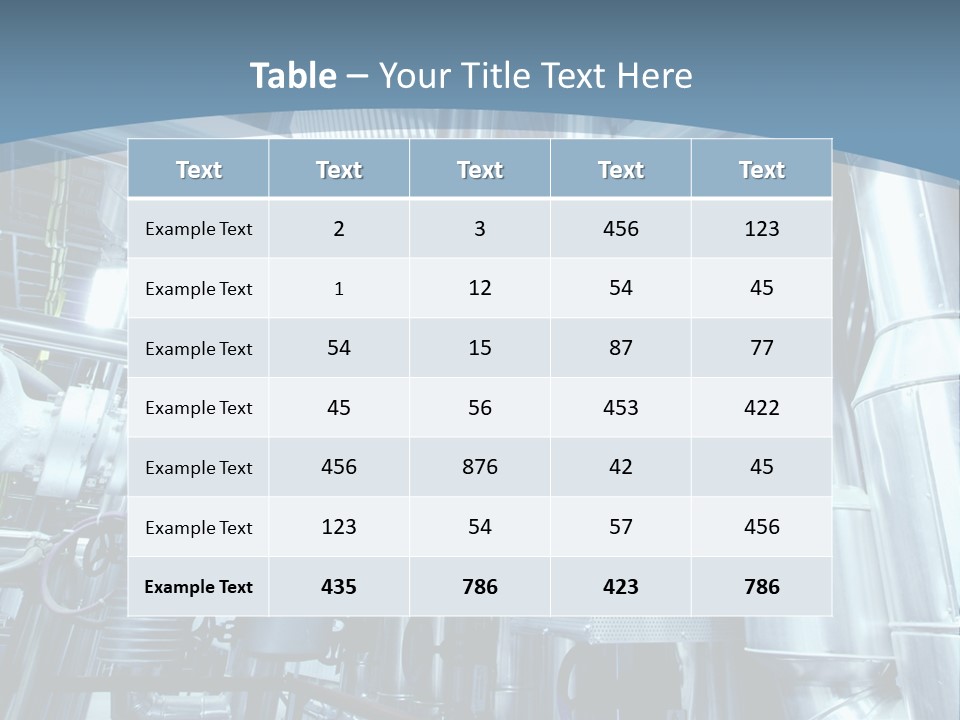 Mineral Metal Energy PowerPoint Template