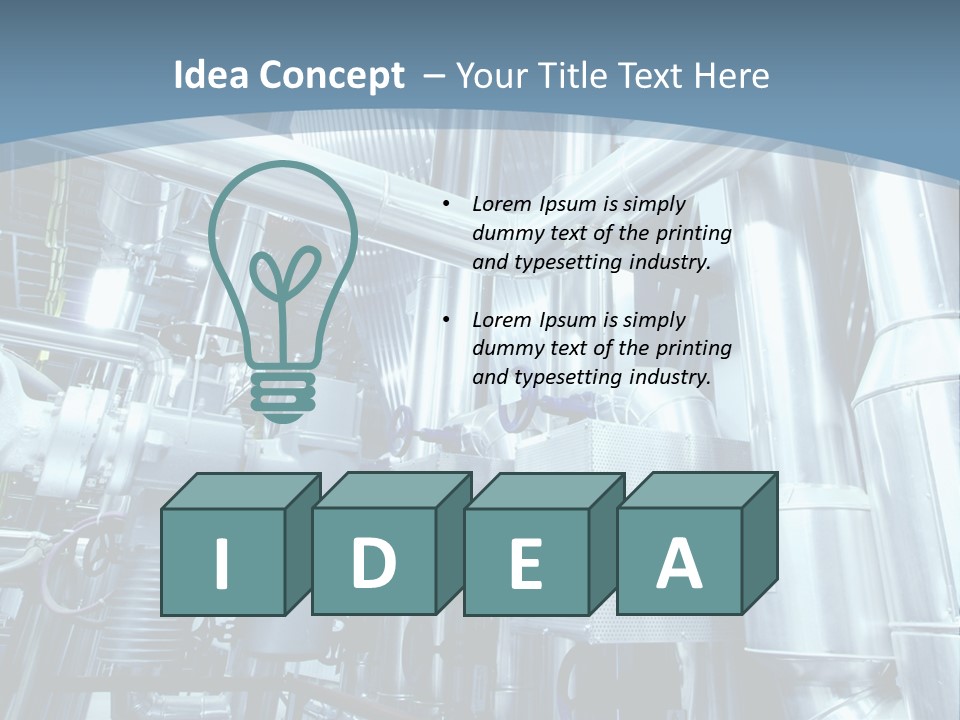 Mineral Metal Energy PowerPoint Template