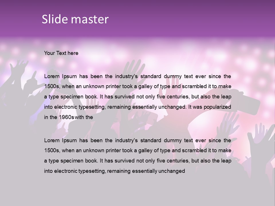 Lights Year You PowerPoint Template