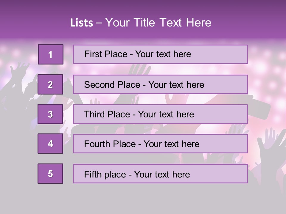 Lights Year You PowerPoint Template