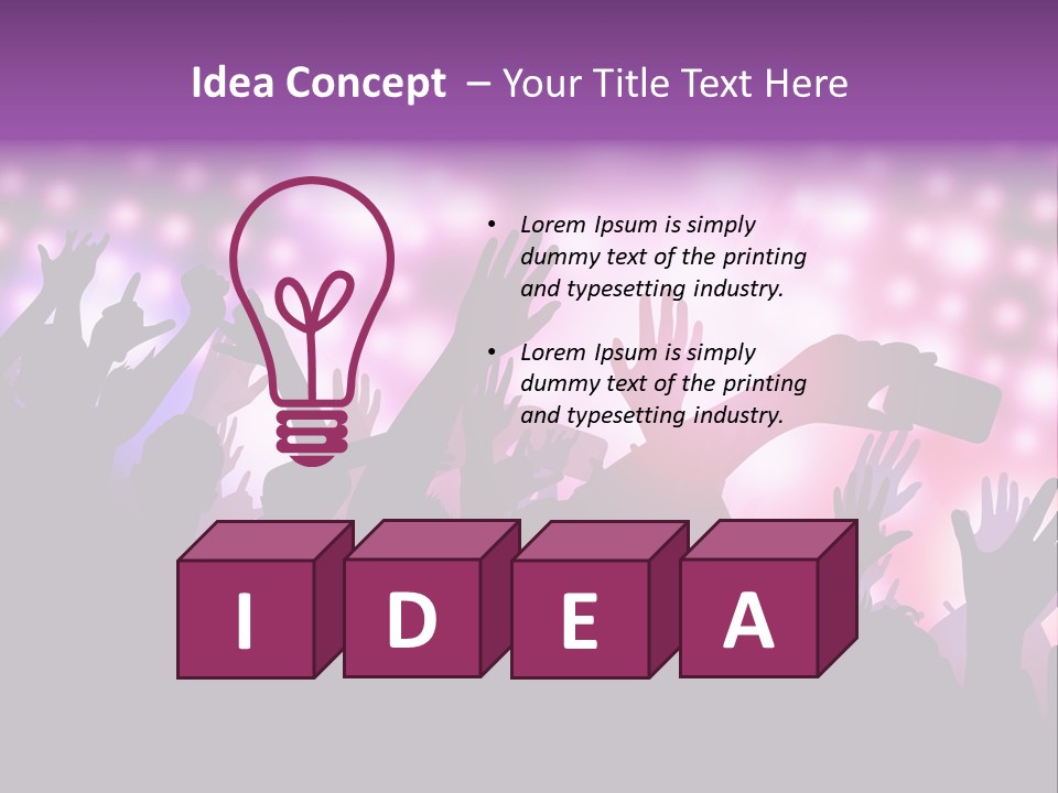 Lights Year You PowerPoint Template