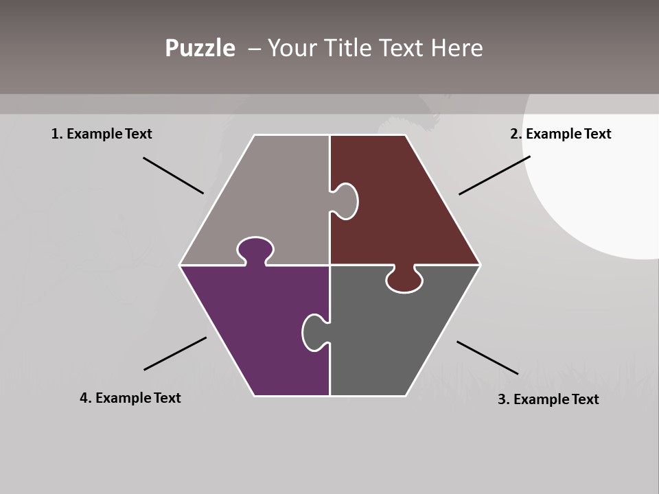 Wolf Lurid Black PowerPoint Template