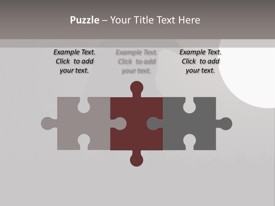 Wolf Lurid Black PowerPoint Template