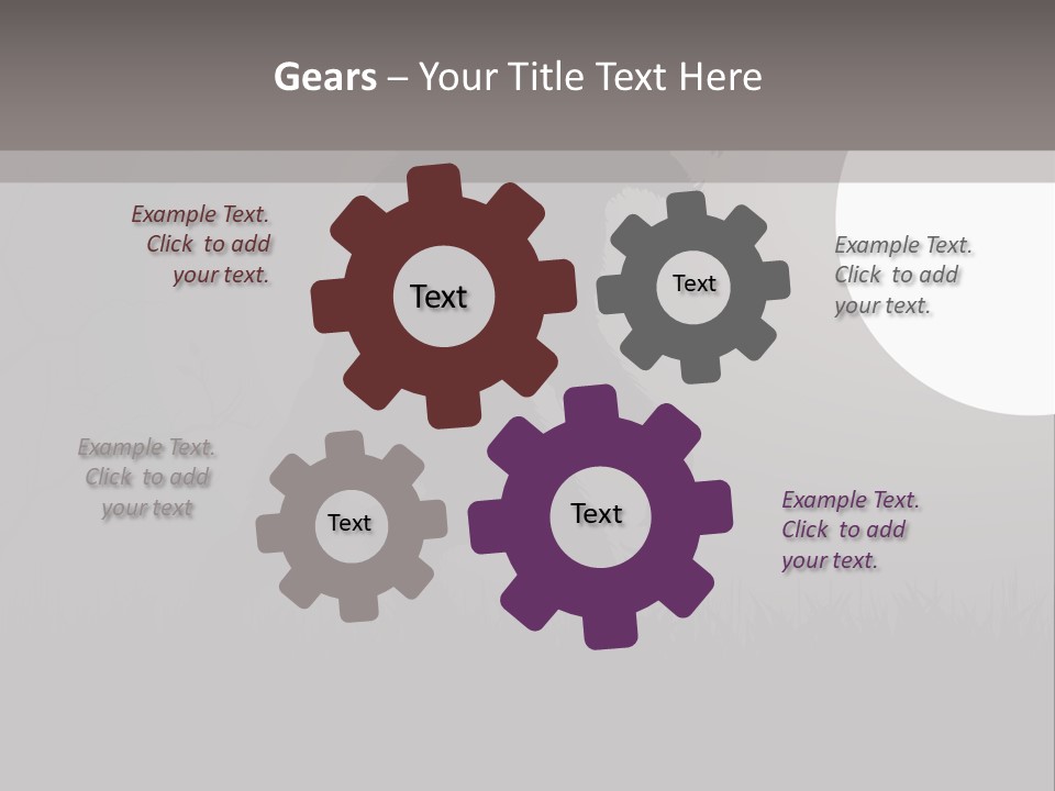 Wolf Lurid Black PowerPoint Template