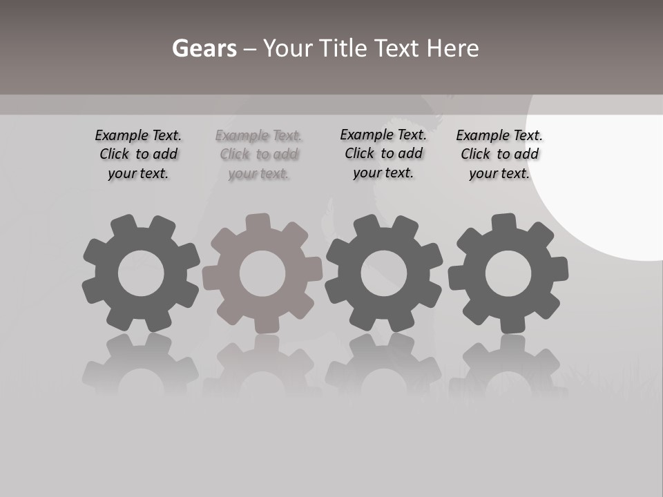 Wolf Lurid Black PowerPoint Template