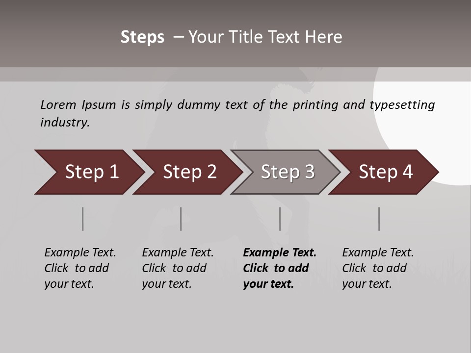 Wolf Lurid Black PowerPoint Template