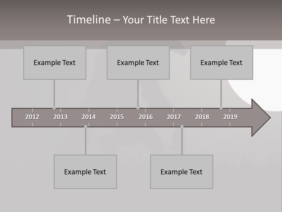 Wolf Lurid Black PowerPoint Template