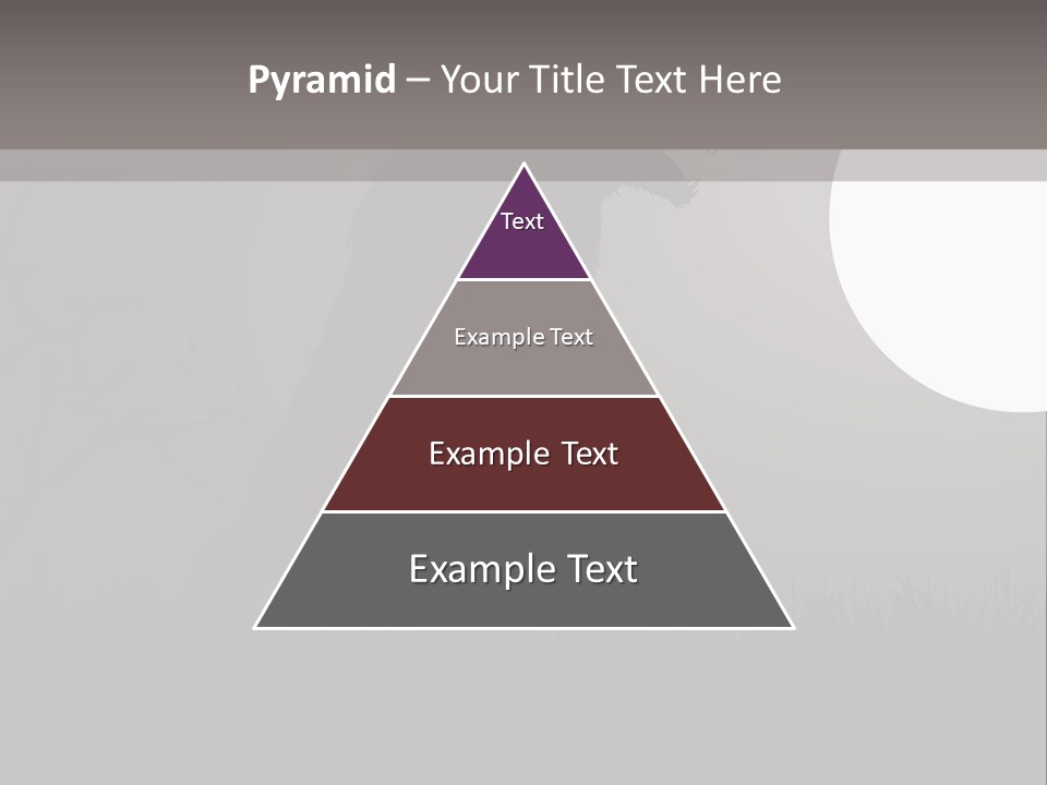 Wolf Lurid Black PowerPoint Template