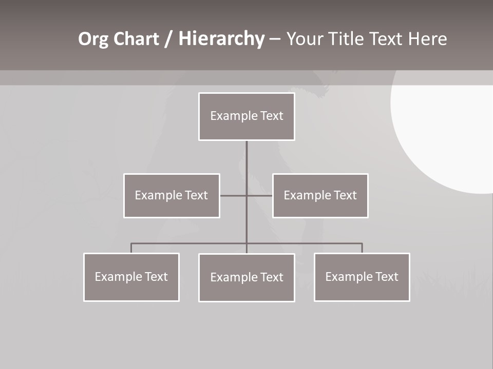 Wolf Lurid Black PowerPoint Template