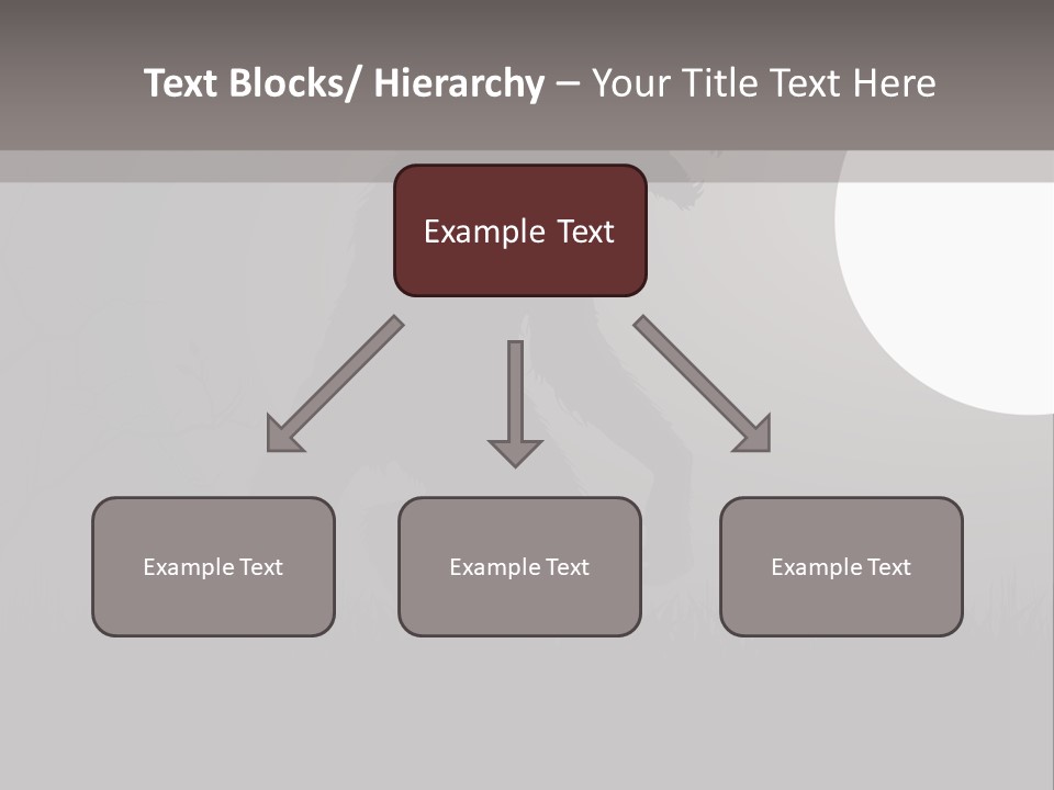 Wolf Lurid Black PowerPoint Template