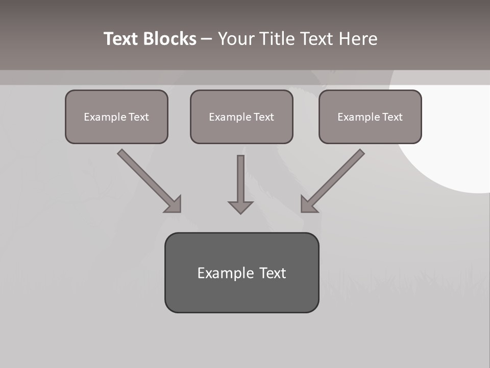 Wolf Lurid Black PowerPoint Template