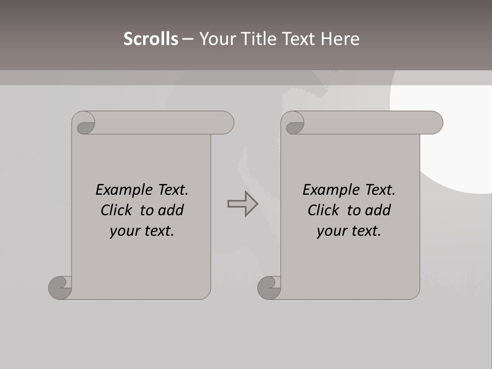 Wolf Lurid Black PowerPoint Template