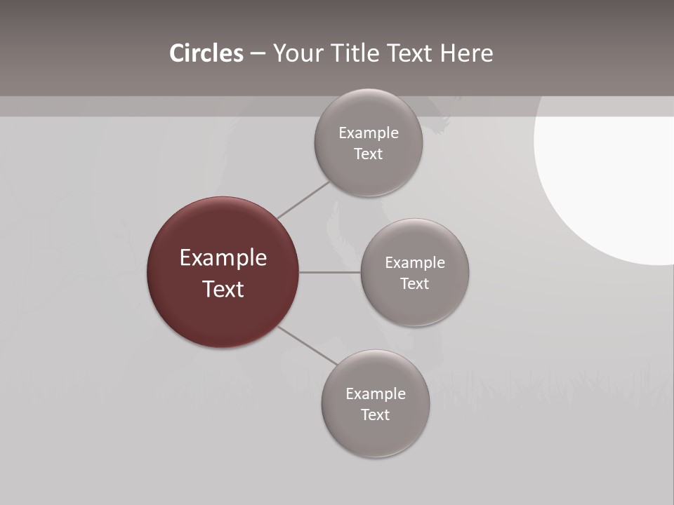 Wolf Lurid Black PowerPoint Template